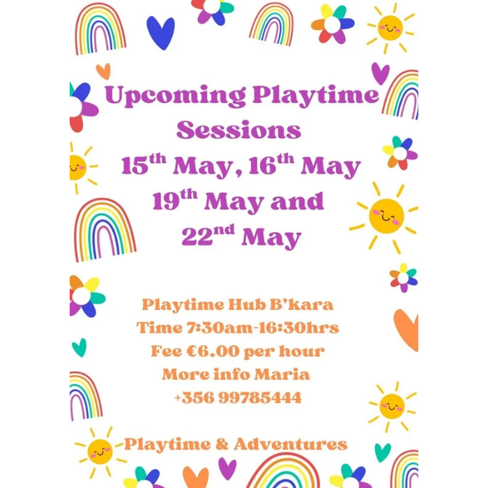 Upcoming Playtime Session