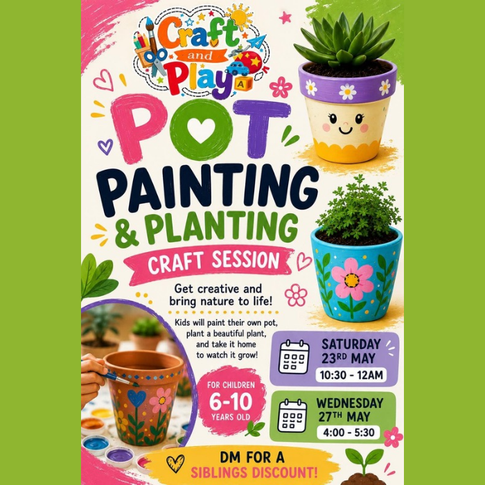 Pot painting & planting